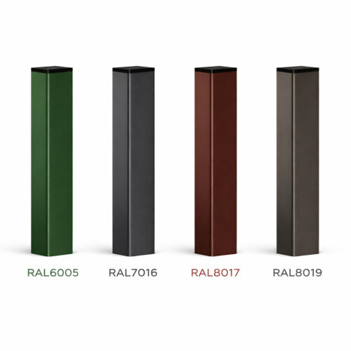 Tvoros stulpas 60x60x1,5 mm - 2500 mm