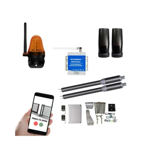 D-FORCE PKM-C01 GSM STANDARD varstomų vartų automatikos komplektas – visos dalys ir valdymas telefonu
