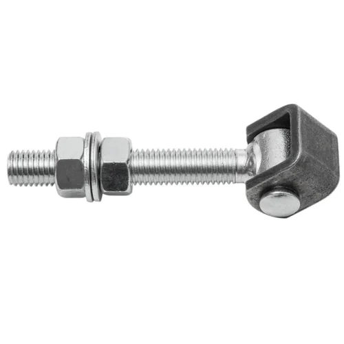 Reguliuojamas vartų vyris M16 Reguliuojamas vartų vyris M16 su cinkuotu 130 mm varžtu ir veržlėmis